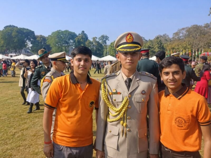 Delta Defence Academy Dehadun Boys and Indian Officer