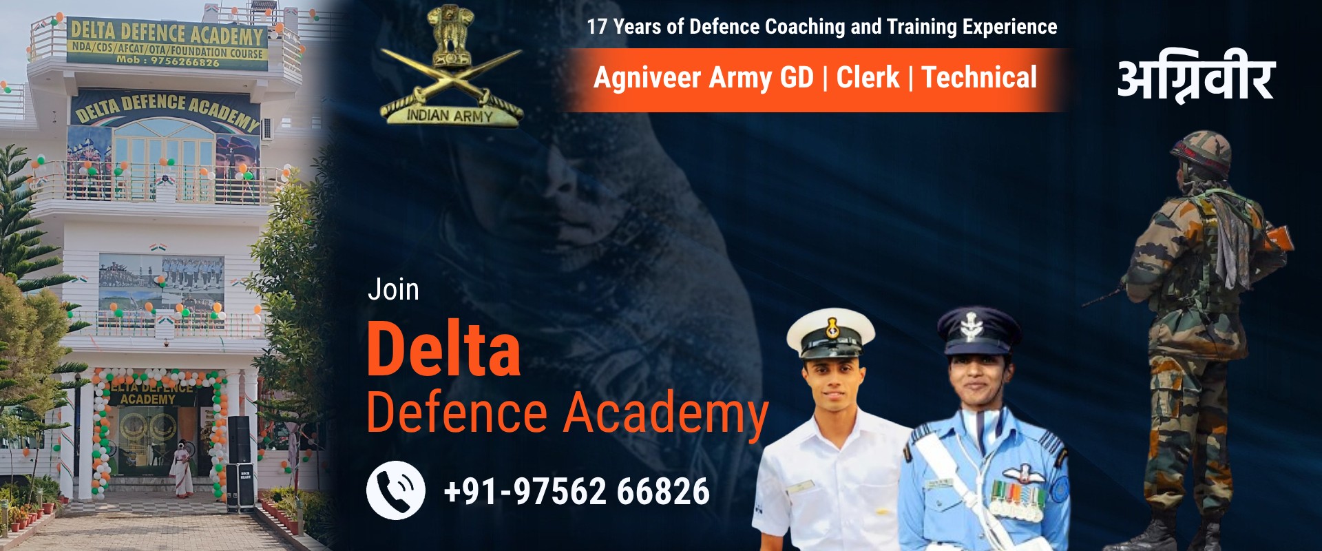 delta defence academy agniveer army coaching in dehradun