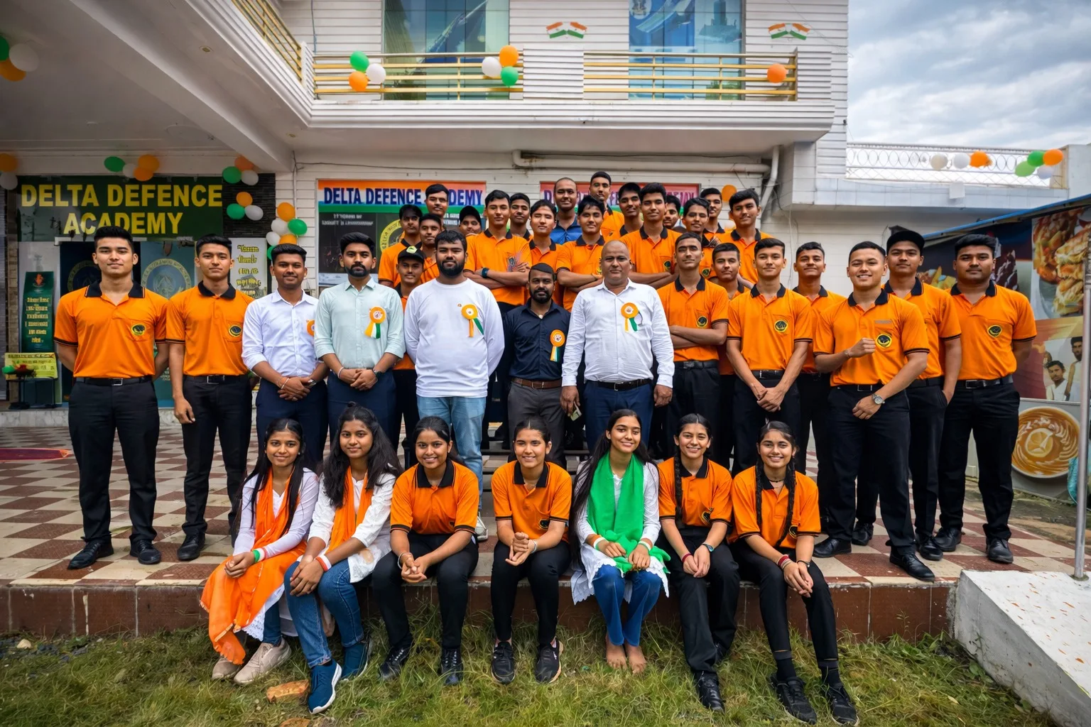 Delta Defence Academy Students Kulveer Singh Group Photo